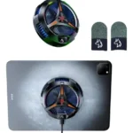 Cooler Magnético para iPad/Tablet y Fundas Dedo Plata – Pack Gamer Completo