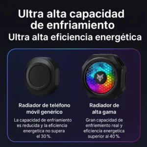 Cooler Magnético X5 PRO RGB – Enfriador de Celulares para Juegos - Image 4