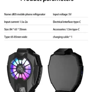 Ventilador RGB MEMO DL05 – Refrigeración para Juegos Móviles - Image 6