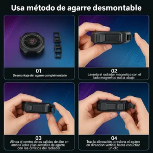 Cooler Magnético X5 PRO RGB – Enfriador de Celulares para Juegos - Image 3