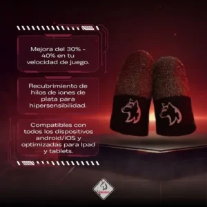 Fundas para Dedos Horusky V8 X2 – Mayor Precisión en PUBG, Free Fire, Call of Duty Mobile - Image 3