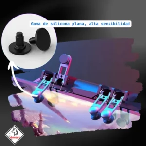 Control con Gatillos para Celular y Cooler – Ideal para PUBG, Free Fire, Call of Duty Mobile - Image 6