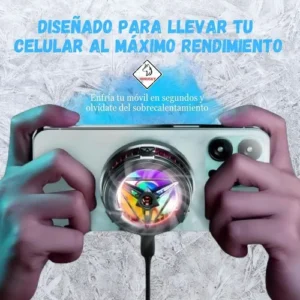 Combo Optimo de Gatillos Electrónicos KY02 y un Cooler Magnético RGB KY09 – Turbo Precisión y Enfriamiento en Free Fire y Call of Duty Mobile - Image 6