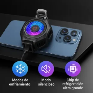 Cooler Magnético X5 PRO RGB – Enfriador de Celulares para Juegos - Image 5