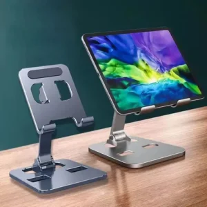 Soporte para Celular Plegable de Aluminio – Ajustable y Antideslizante - Image 4