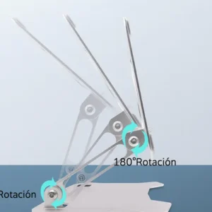 Soporte para Tablet y iPad de Aluminio Ajustable – Base Estable y Antideslizante - Image 3
