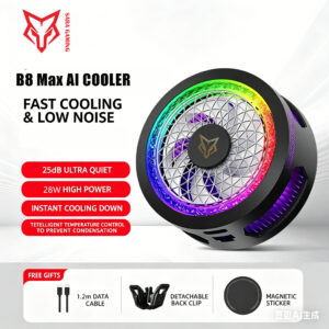 Cooler Magnético Sarafox B8 MAX FunCooler con LED RGB y Disipación de Calor por Semiconductor - Image 2