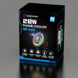 Cooler Magnético Sarafox B8 MAX FunCooler con LED RGB y Disipación de Calor por Semiconductor - Image 5
